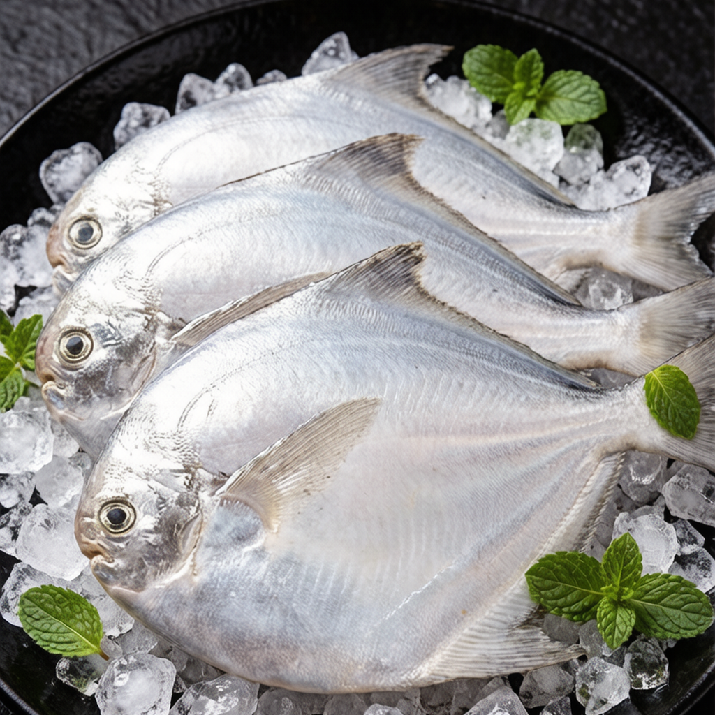 Fresh Silver Pomfret