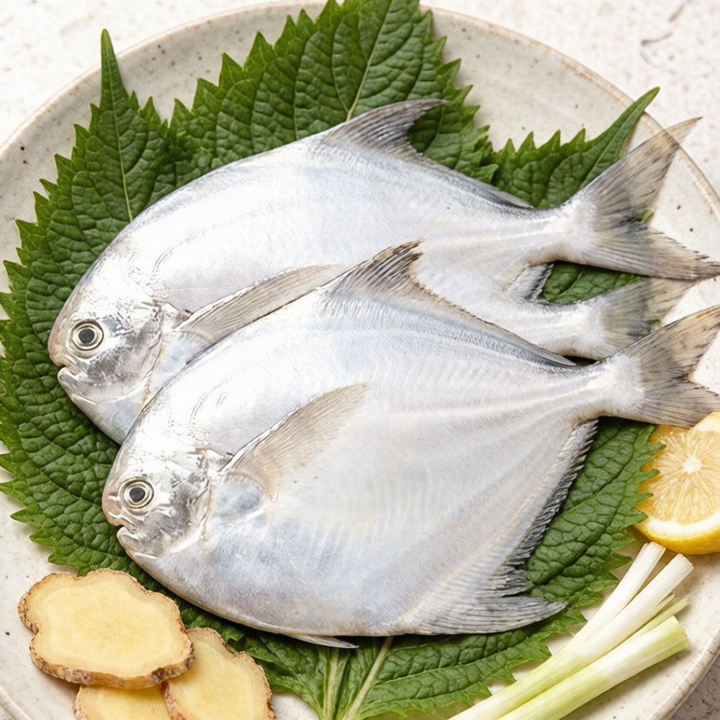 Fresh Silver Pomfret